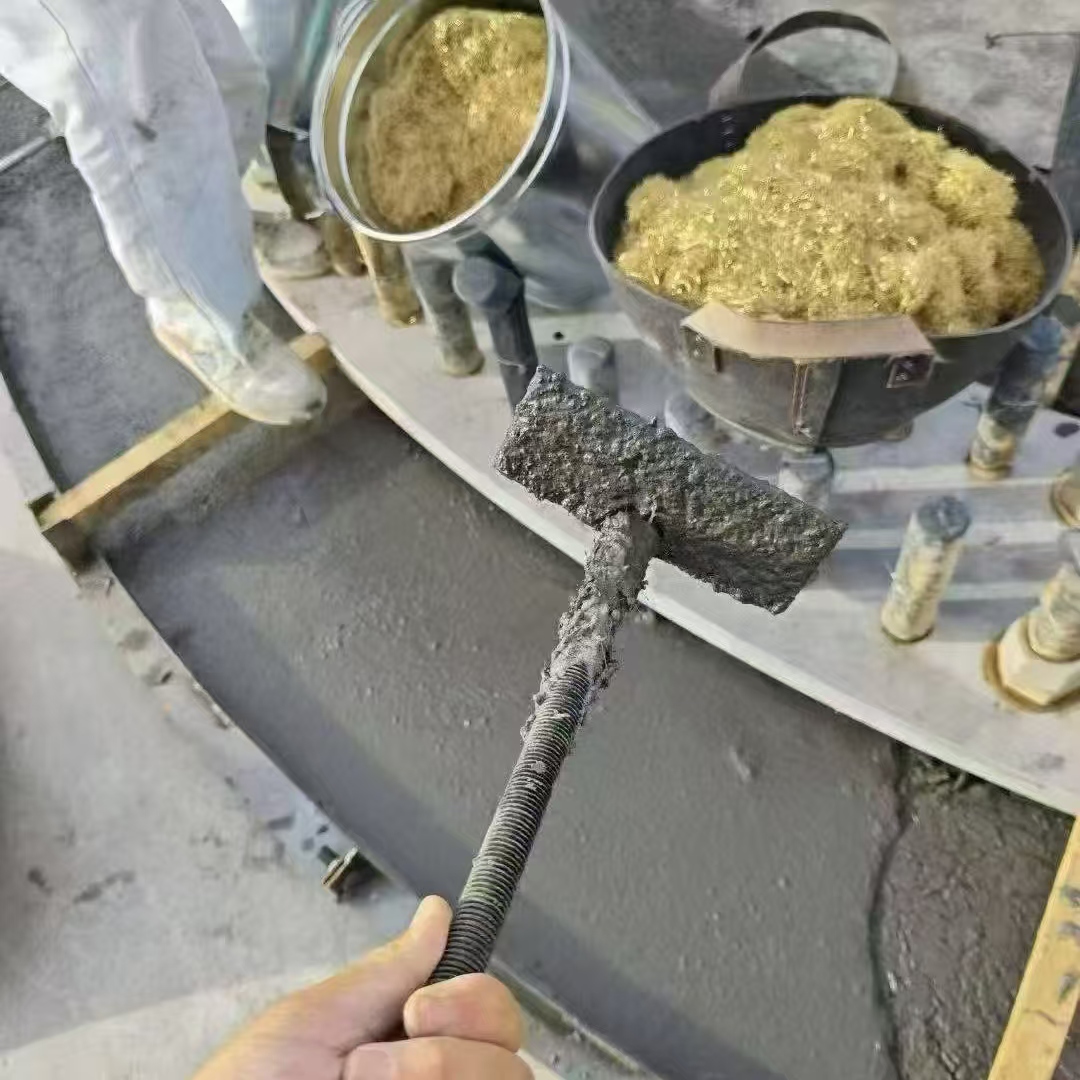 黄梅C120钢纤维高强无收灌浆料 轧机压缩机汽轮机发电机锻压设备底座灌浆材料